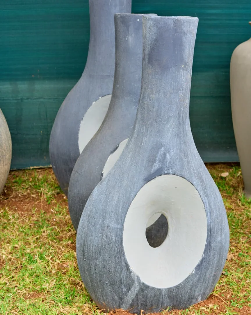 Hamilton Black open-form garden sculpture