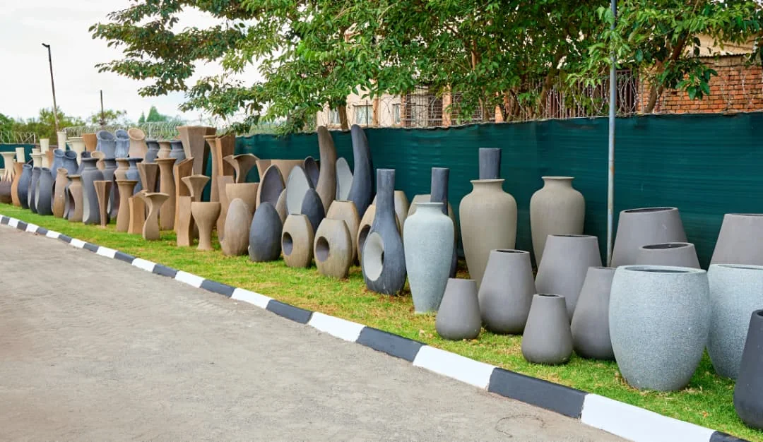 Home & Garden Pro pieces lining the outdoor display